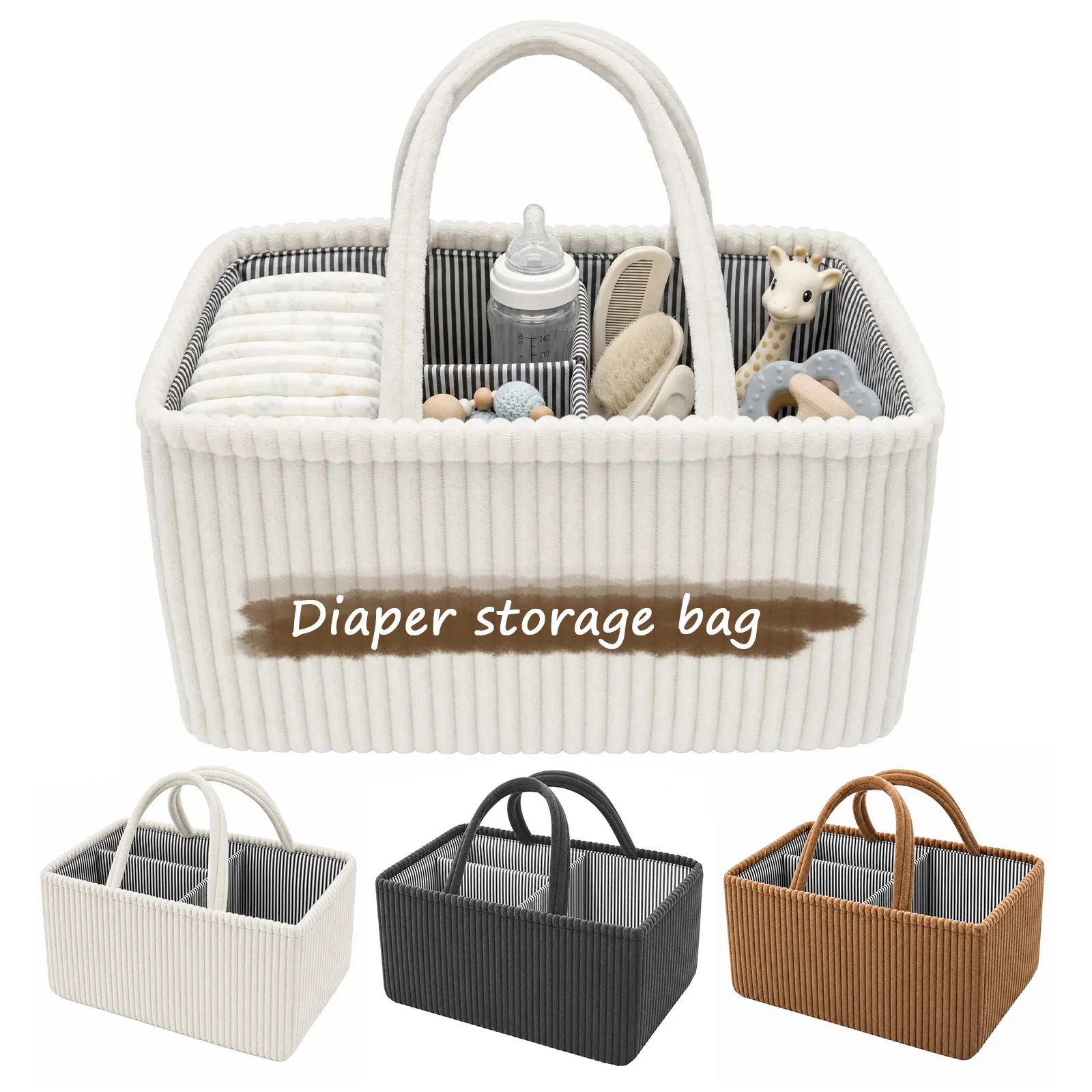 Baby Diaper Caddy Organizer Fo - Backpack Diaper Bag recension och pris