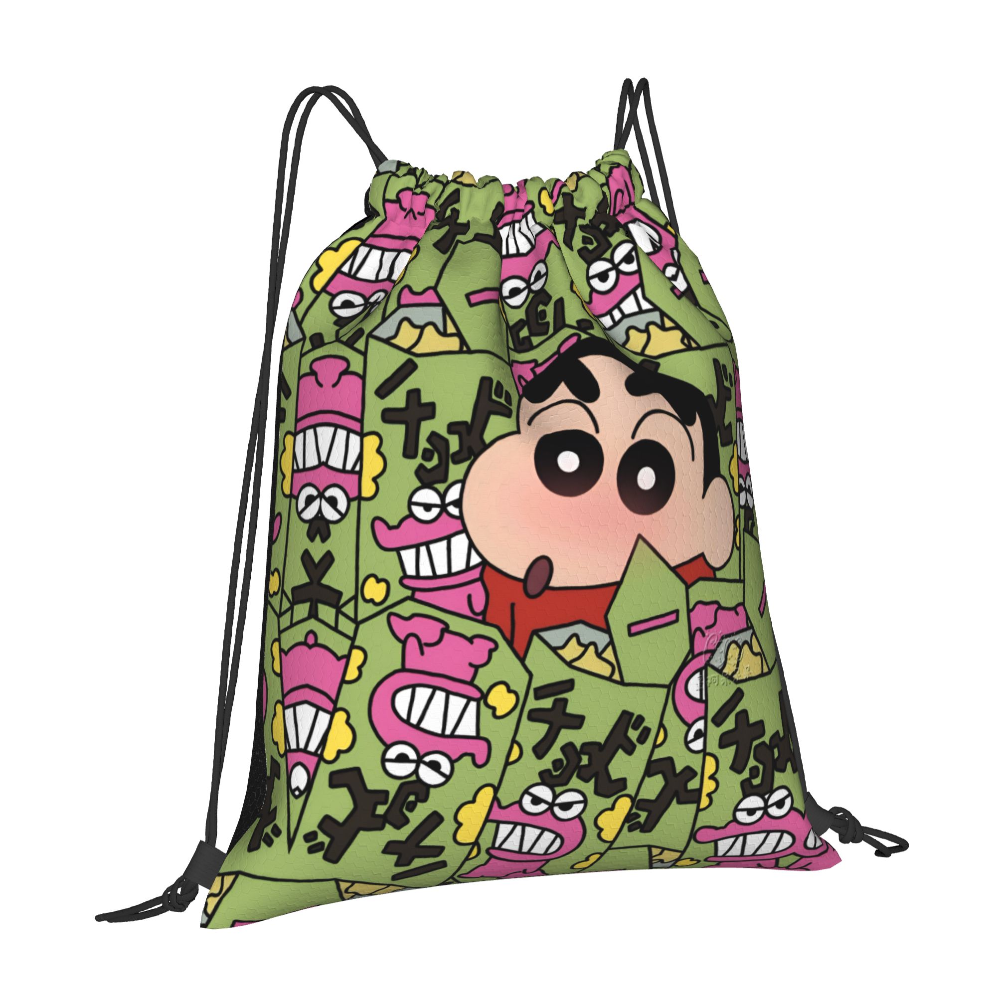 Custom Crayons Shins Chans Dra - Drawstring Gym Bag recension och pris