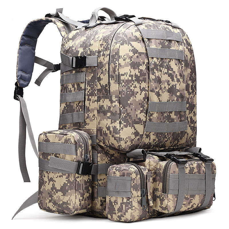 50L Outdoor Backpack Multifunc - Rucksack Military Style recension och pris
